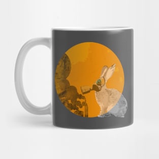 Poor rabbit on the moon Mug